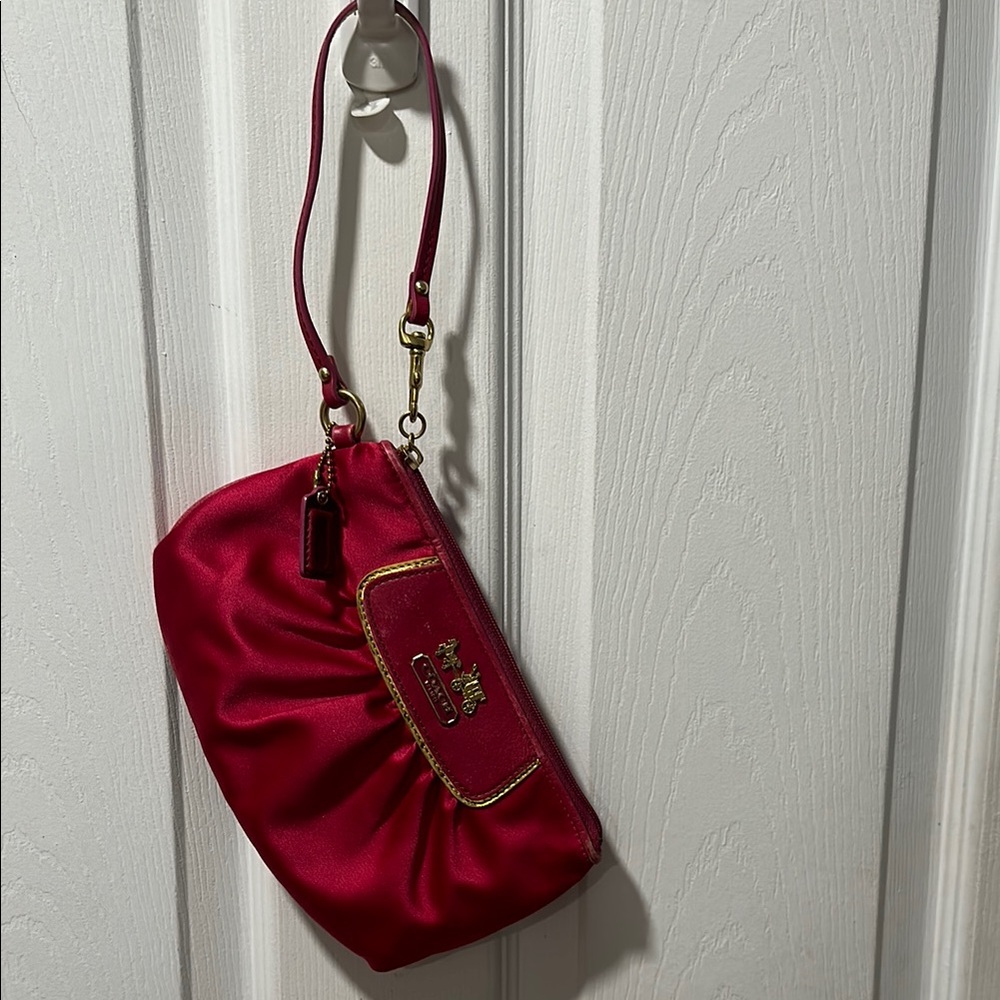 Coach Pink Authentic Wristlet